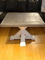 Håndlaget sofabord stuebord hyttebord bord møbelsnekker korshagan